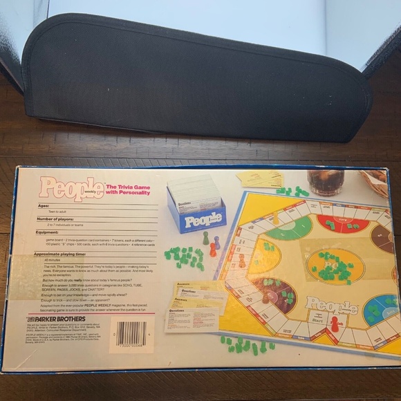Vintage 1984 Parker Brothers People Weekly Trivia Game Nostalgia - Picture 12 of 15